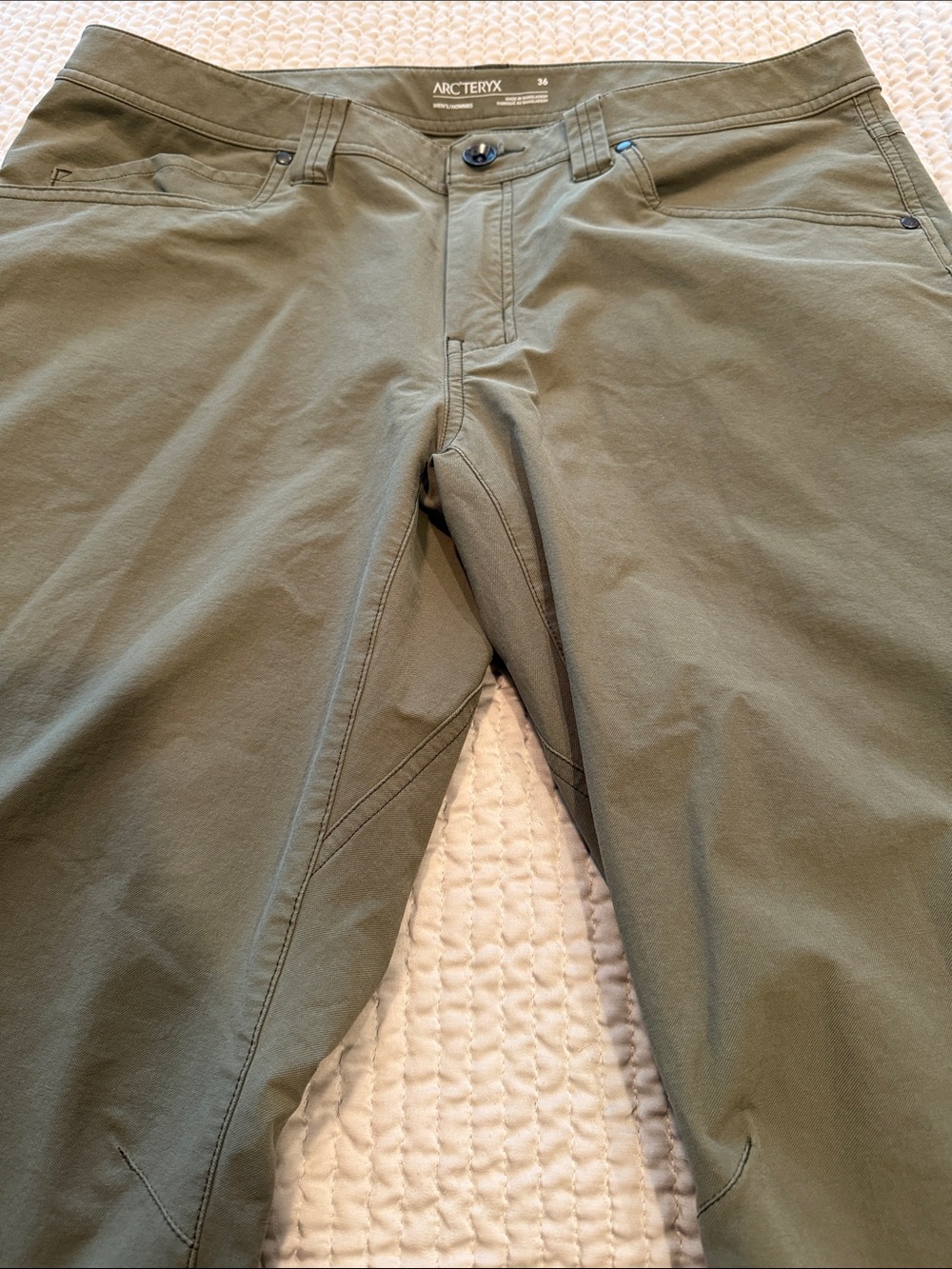 Arc'teryx Men's Olive Green Technical Chinos